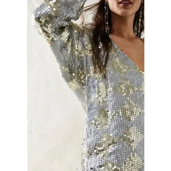 New Free People Jen´s Pirate Booty Checkered Boombox Mini Dress Size S/M Dresses
